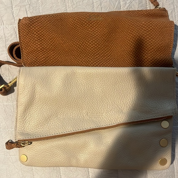 Hammit mixed media cross body bag / clutch combination - Picture 3 of 7